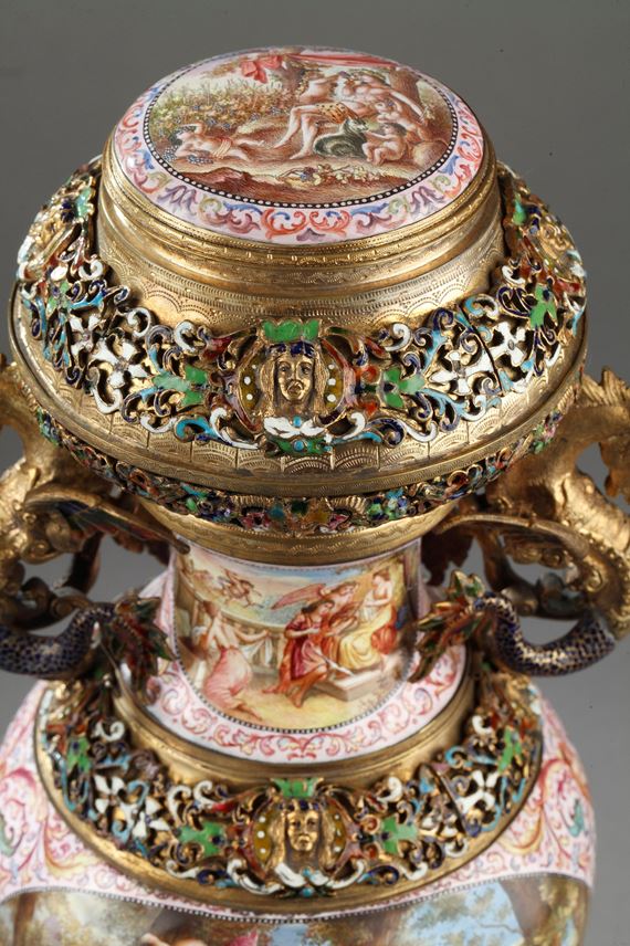An Austrian enamel vase | MasterArt